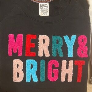 Royce Brand Women's Black Crew Neck Sweater